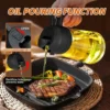 1-4Pc 2-in-1 Sprayer Pourer Oil Empty Bottle Plastic Oil Container Dispenser Vaporizer Kitchen Barbecue Camping Cooking Utensils
