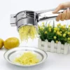 Masher RicerPress Mashed Potatoes Stainless Steel Crushing Puree Fruit Vegetable SqueezerJuicer Press Maker Kitchen Tools
