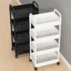 Kitchen Multi-functional Storage Rack, Mobile Trolley, Floor-standing Multi-layer Storage Rack, Snacks, Fruits and Vegetables