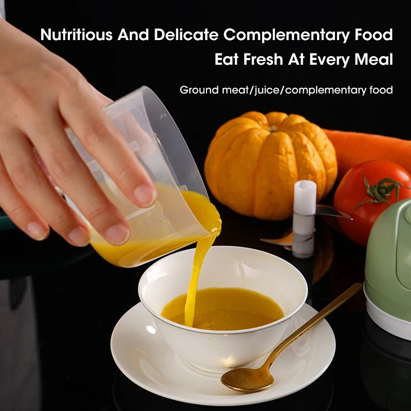 kf-S0ec96f3f78a647f7bbe6f7fd042068e3x 250ml Garlic Masher Crusher Electric Kitchen Food Chopper USB Portable Meat Grinder Vegetable Chopper for Kitchen Gadgets