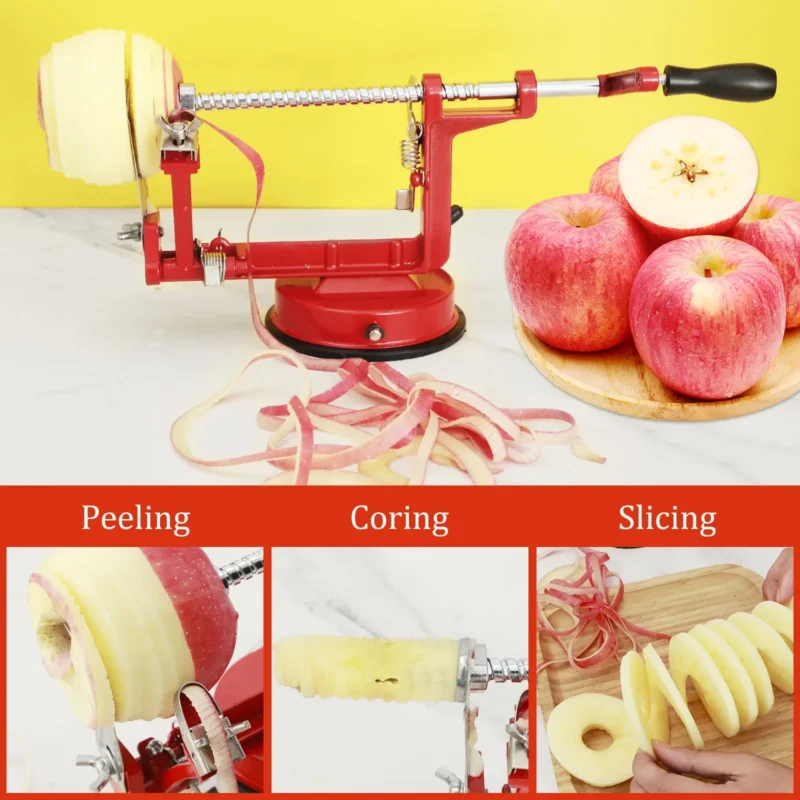 kf-S12505d435ffc4fa598fdf441aa325f828 Manual Apple Peeler Multifunctional Potato Fruit Apples Peeler Stainless Steel Blades Gadgets Food Peeling for Home Kitchen Tool