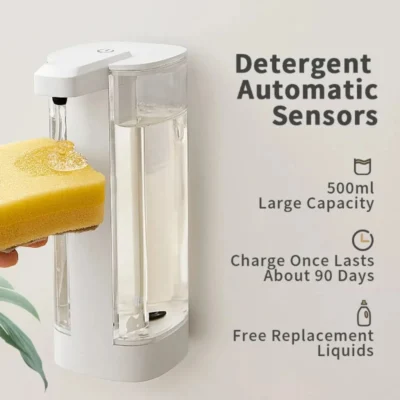 kf-S168fd919ded3428c80e1597a395c1c11R Automatic Soap Machine Sensor Intelligent Hand Washing Machine Kitchen Hand Sanitizer Soap Dispenser