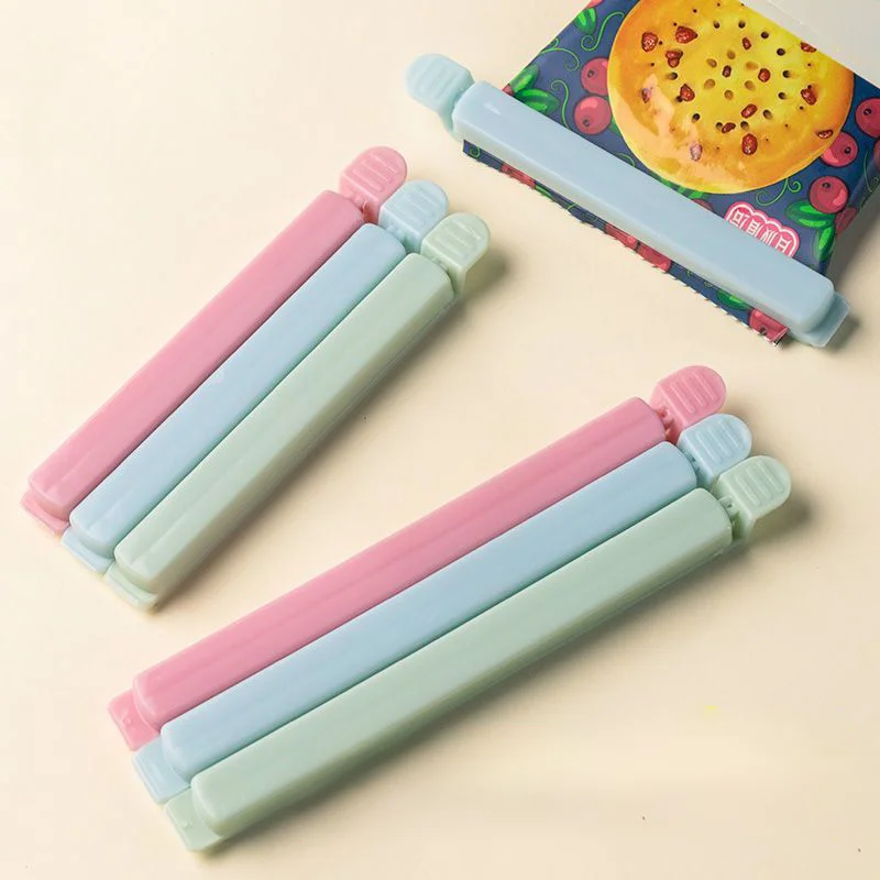 kf-S240f9b03dfa842c096ee30e9c4903fd1b Portable Kitchen Storage Food Snack Seal Sealing Bag Clips Sealer Clamp Plastic Tool Kitchen Accessories