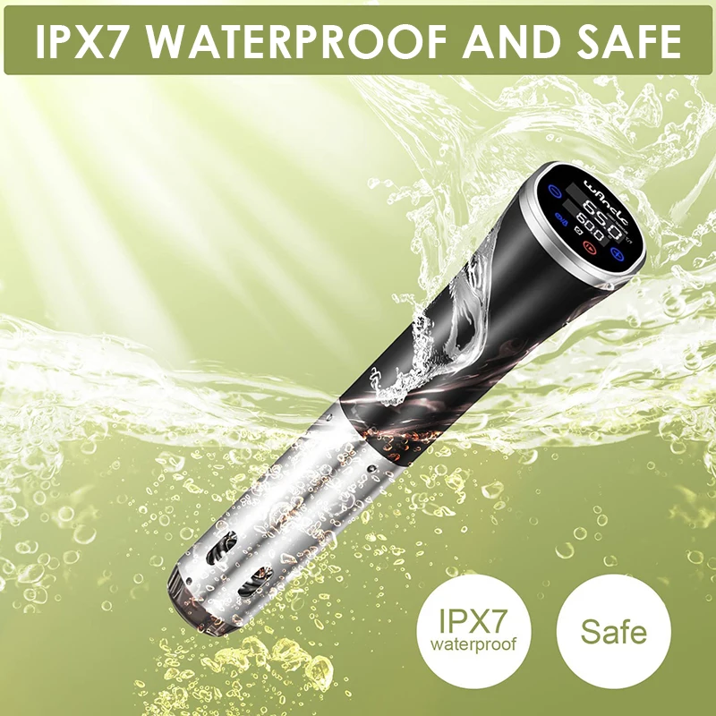 kf-S2c421be4c4d94e18b4d6bc301fe9c2955 Wancle Vacuum Sous Vide Cooker IPX7 Waterproof Heater Immersion Circulator Slow Cooker with Digital Display Reservation Function