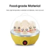kf-S3140b52ab6414be29d3c89a82d3627e4V 1-Person Mini Egg Cooker Automatic Power off Multi-Functional Steamed Egg Boiled Egg Maker for Breakfast Home Kitchen Appliance