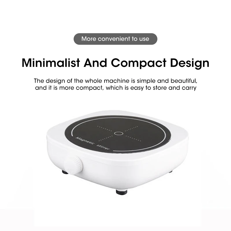 kf-S40d8cad9739a4b1e8c40e62c2893dc20c Magnetic Stirrer Kitchen Liquid Mixing Mini Lab Stir Mixer Portable Stirrer Plate with Stir Bar USB 2L 4000RPM for Laboratory