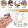 kf-S4fe8d6051422498d85c0fe45c51c2c9aC Food Grade Stainless Steel Finger Guard - Kitchen Slicing Safety Protector for Vegetable Cutting, Anti-Cut Glove Alternative