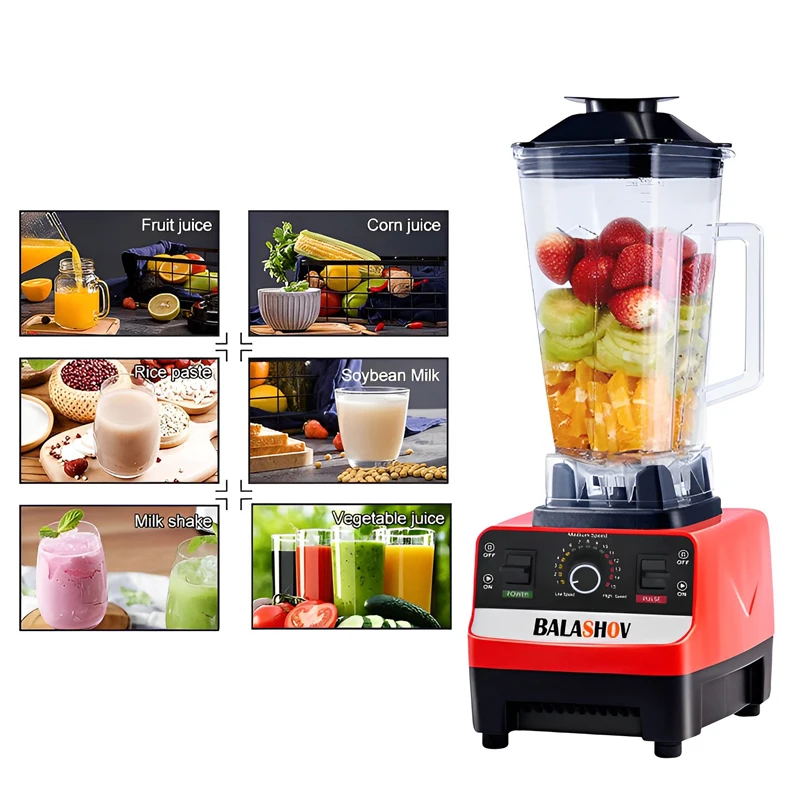 kf-S512e4b1976714b899284ac312c4d84d2l 2000W Heavy Duty Commercial Blender Stationary Mixer Food Processor Ice Smoothies for Kitchen High Power Juicer Blender BPA Free