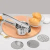 Masher RicerPress Mashed Potatoes Stainless Steel Crushing Puree Fruit Vegetable SqueezerJuicer Press Maker Kitchen Tools