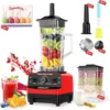 Smoothie Blender: [1600W German Motor][8-Tip Upgraded Blades][15 Speed Control] Professional Blenders for Kitchen Smoothies Juic