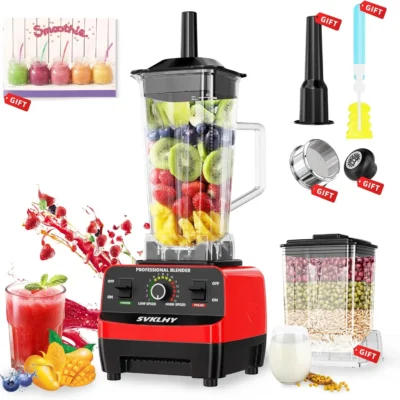 Smoothie Blender: [1600W German Motor][8-Tip Upgraded Blades][15 Speed Control] Professional Blenders for Kitchen Smoothies Juic