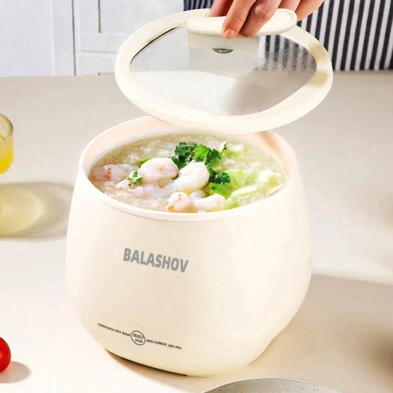 kf-S722c05e898464dfaa8f9857ea5a682b7T 1.8L Portable Mini Rice Cooker Household Kitchen Multifunctional Non-Stick Electric Cooking machine 1-2 People Small Rice Cooker