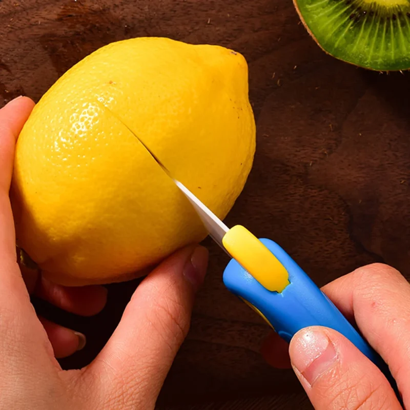 kf-S73352db6b8274f31b4741149f63335f9r 1PC Portable Ceramic Knife Creative Mini Cute Bird Multifunctional Foldable Fruit Knife Kitchen Tool