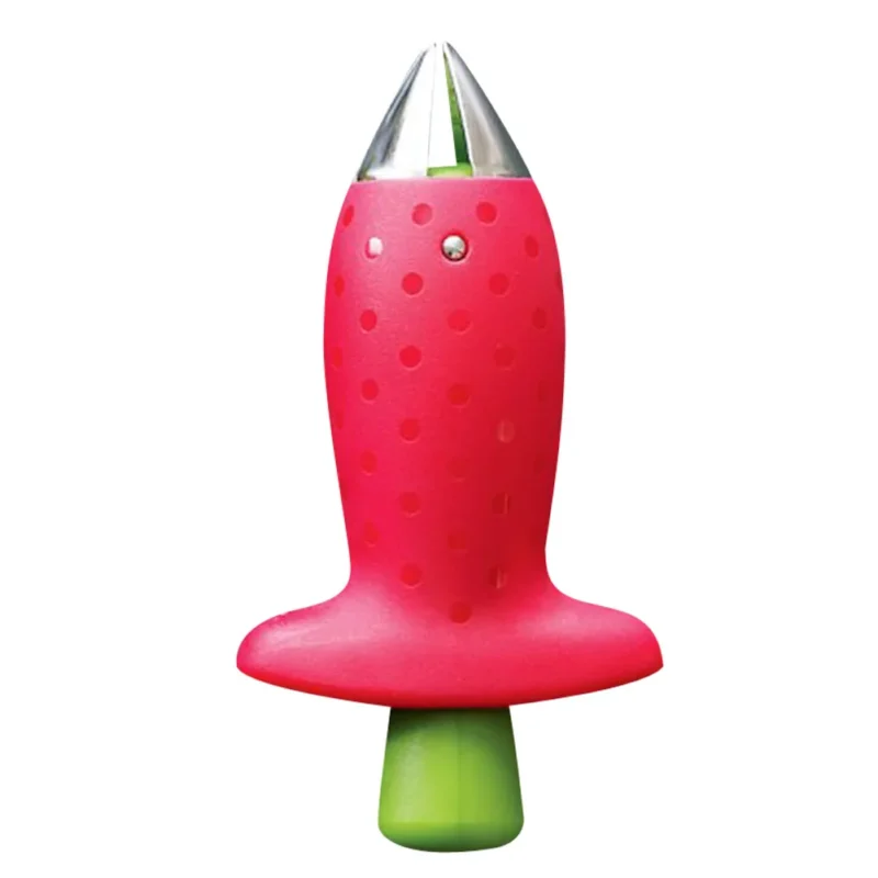kf-S803e19f1dbdf46dc873f51ec8c1e4ef72 Strawberry Huller Pineapple Cutters Novel Tomato Stalks Remover Fruit Knife Useful Strawberry Leaf Cleaner Kitchen Accessories