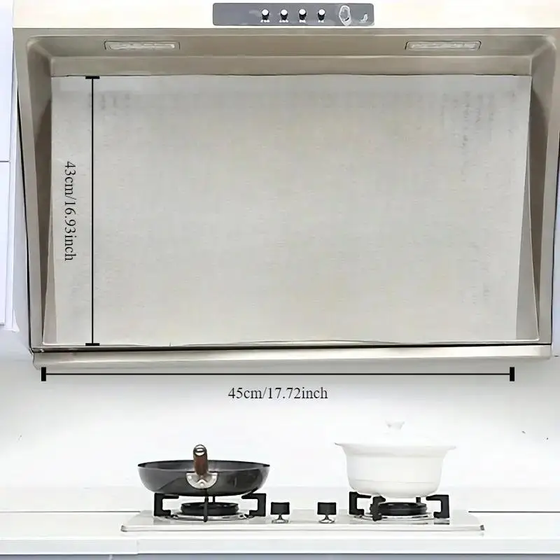 12-Pack Heavy-Duty Range Hood Filters - Oil-Absorbing Mesh Covers for Kitchen Ventilation, Easy Install