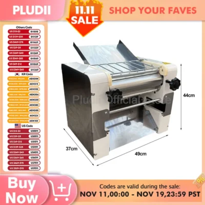 2200W Stainless Steel Auto Kneading Machine Electric Dough Press Commercial For Bakery Kitchen Dough Kneading Mixer Noodle Maker