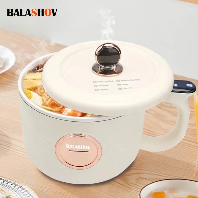 kf-S8fefa757a9aa4a78b72e38a74acabb02u 1.5L Mini Cooker Electric Rice Cooker Multifunction Cooking Machine Non-Stick Hot Pot Steamed Rice Pot For Home Kitchen 220V