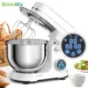 kf-S90c8ffe6e85d4e44a7d8bbb5cf03a994S BioloMix Kitchen Food Stand Mixer, 1200W 11-Speeds DC Motor, Digital OLED Screen, Electric Food Mixer with Dough Hook, Whisk