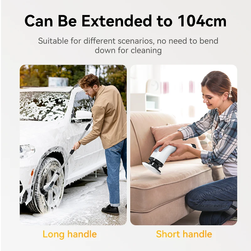 kf-S931a40a31c0244eca1fdec3a99958a53f Electric Cleaning Brush Cordless Handheld Shower Scrubber Spin Cleaner Multifunctional Cleaner with 7PCS Heads Bathroom Kitchen