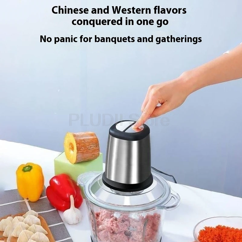 Multifunction Blender Dry Wet Grinding Machine Large Capacity For Soy Milk Meat Grinding Grains Spices Kitchen Food Processor