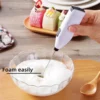 Electric Whisk Mixer Household Handheld Mini Egg Beater Kitchen Blender Coffee Milk Tea Beat Up Cream Stirring