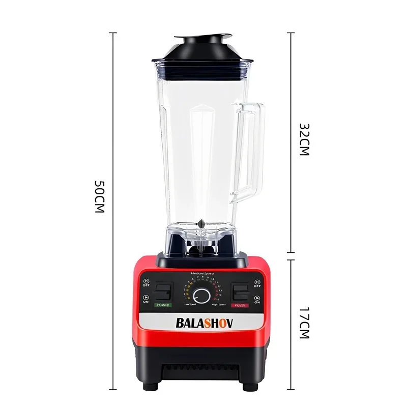 kf-S9d99acd73d264db3bcb06fbbbf25855em 2000W Heavy Duty Commercial Blender Stationary Mixer Food Processor Ice Smoothies for Kitchen High Power Juicer Blender BPA Free