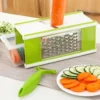 kf-Sa77ccc049c8547dc9658da19d8b76cd1w Multi-functional Manual Stainless Steel Vegetable Cutter Slicer Household Potato and Fruit Grater Creative Kitchen Gadgets