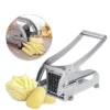 1pc manual stainless steel vegetable slicer -430 level square blade potato cucumber slicer, multifunctional kitchen tool
