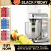 5/7/10LElectric Stand Mixer Planetary Food Mixer Kitchen Flour Dough Mixer StainlessSteel Multifunctional Kneading Flour Filling