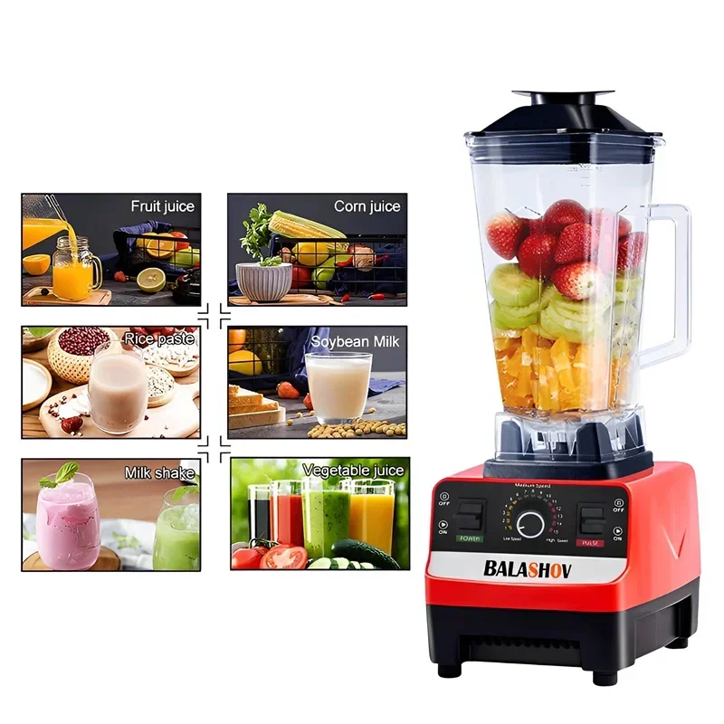 kf-Sbc8d954106414f0db680f031a9accc61F 2000W Heavy Duty Commercial Blender Stationary Mixer Food Processor Ice Smoothies for Kitchen High Power Juicer Blender BPA Free