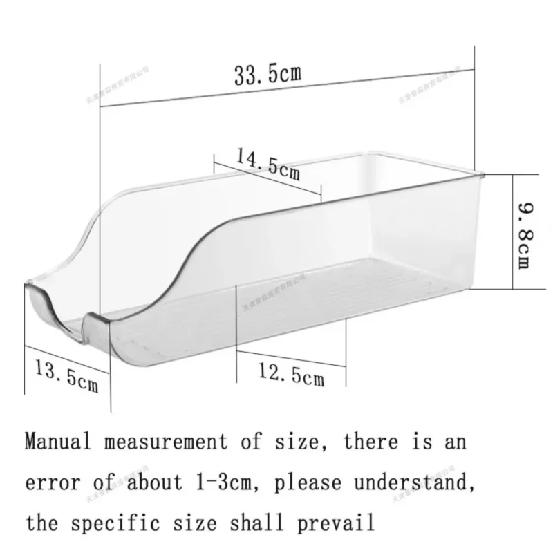 1 Piece Kitchen Storage Cans Soda Storage Cans Refrigerator Freezer Storage Dispensers Container Kitchen Accessories Organizer