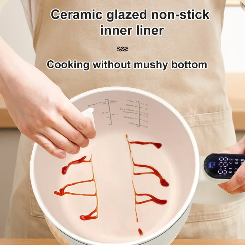 kf-Sc09b52a8ffc74829a468b00471adf093q 1.5L Mini Cooker Electric Rice Cooker Multifunction Cooking Machine Non-Stick Hot Pot Steamed Rice Pot For Home Kitchen 220V