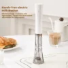 kf-Sc29a61adf0a549ca9de4066c74c3cf350 Multi functional handheld electric milk frother, rechargeable model, portable coffee frother, household kitchen small egg beater