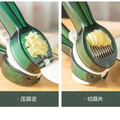 kf-Sc8a7ffbc45eb48698d50d77f8777c6052 Kitchen Accessories 2 In 1 Multifunction Garlic Press Manual Garlic Mincer Chopping Garlic Tools Mincer Chopping Ginger Squeezer
