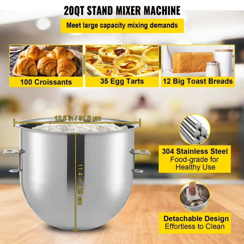 kf-Sdc209582c542463381e10d802ebb3e86P SucceBuy 20Qt Commercial Electric Stand Food Mixer 1100W Professional Kitchen Dough Mixer Bread Pastry Kneading Whipping Machine