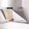 12-Pack Heavy-Duty Range Hood Filters - Oil-Absorbing Mesh Covers for Kitchen Ventilation, Easy Install