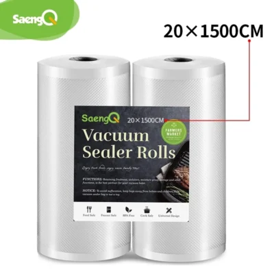 kf-Se90acc6be84e49ce95252e4954a42f1aH saengQ Kitchen Food Vacuum Sealer Bag Sous Vide Storage Bags For Vacuum Packaging 12/15/20/25/30cm*1500cm/Rolls