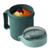 Portable Breakfast Cups 500ml Oatmeal Cereal Nut Yogurt Salad Cup with Lid Spoon School Lunch Box Microwave for Kitchen Tools