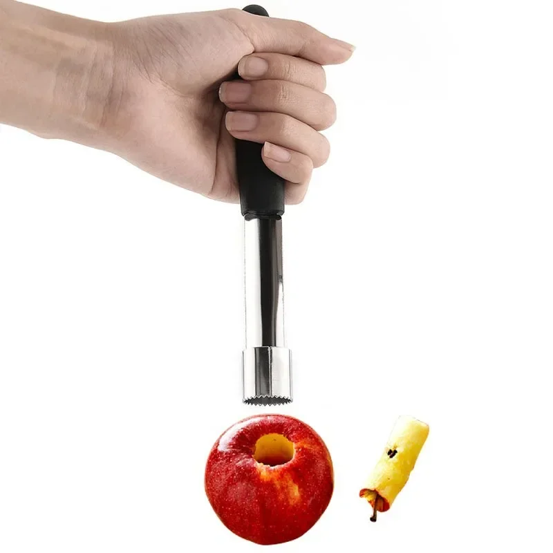 kf-Se9fa46eacadf45a0be2674db35e0f313J Stainless Steel Apple Corer Red Dates Pear Seed Remover Multi-function Fruit Seed Core Remover Slicer Knife Kitchen Gadgets