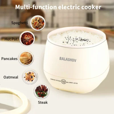 kf-Sea8481acb984425d94ad1f728821bfb6z 1.8L Portable Mini Rice Cooker Household Kitchen Multifunctional Non-Stick Electric Cooking machine 1-2 People Small Rice Cooker