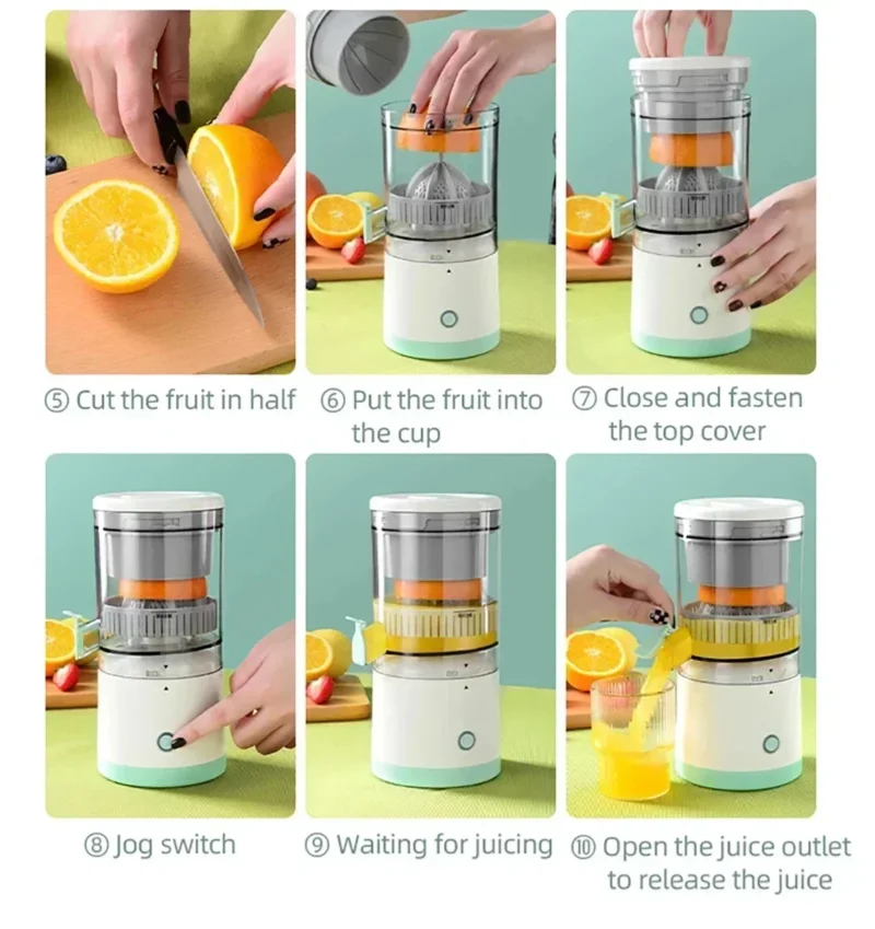 kf-See6ea62ce219496d89ea58f9121167edW USB Charging Electric Juicer Cup Citrus Orange Lemon Squeezer Kitchen Fruit Blender Fresh Separator Press Machine