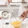 kf-Sf91252e8fa2a4bb38c76dd3525faa64d1 Multi functional handheld electric milk frother, rechargeable model, portable coffee frother, household kitchen small egg beater