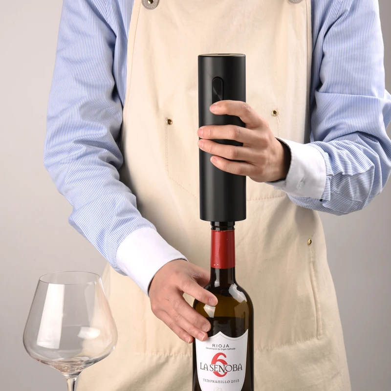kf-Sfb501a34a73e4583a6234827b47f013e0 Electric Wine Bottle Opener Automatic Red Wine Corkscrew with Charging Base or Battery Powered Wine Tools Kitchen Products